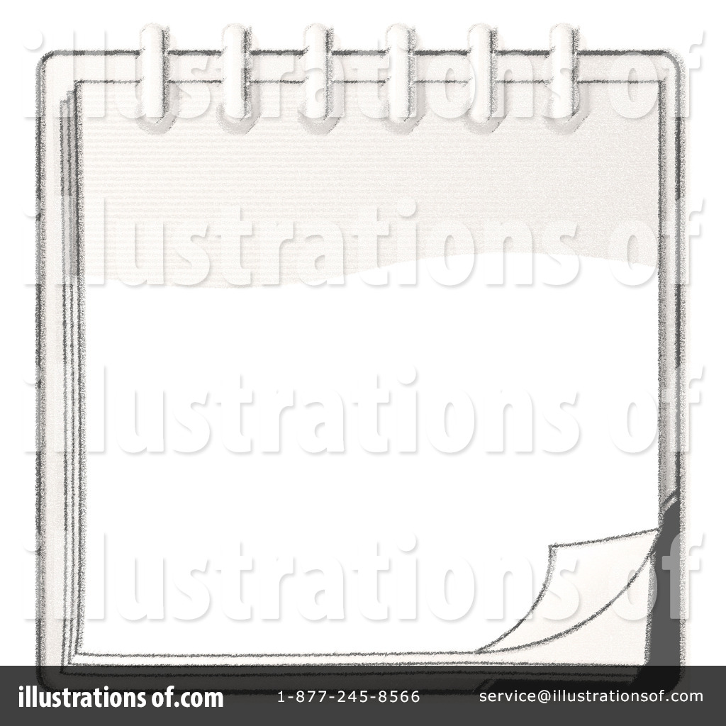 Notepad Clipart 966 Illustration By Leo Blanchette