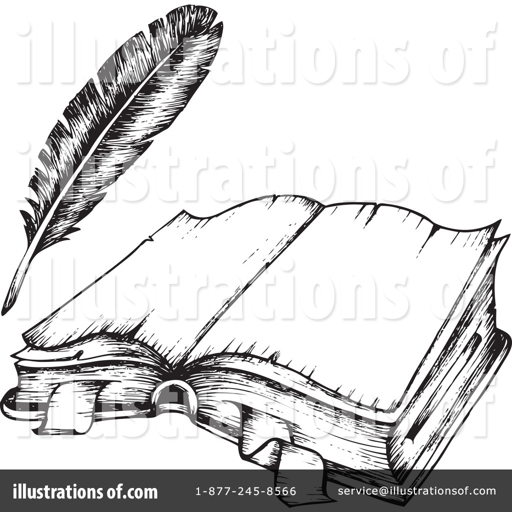 Open Book Clipart Illustration By Visekart