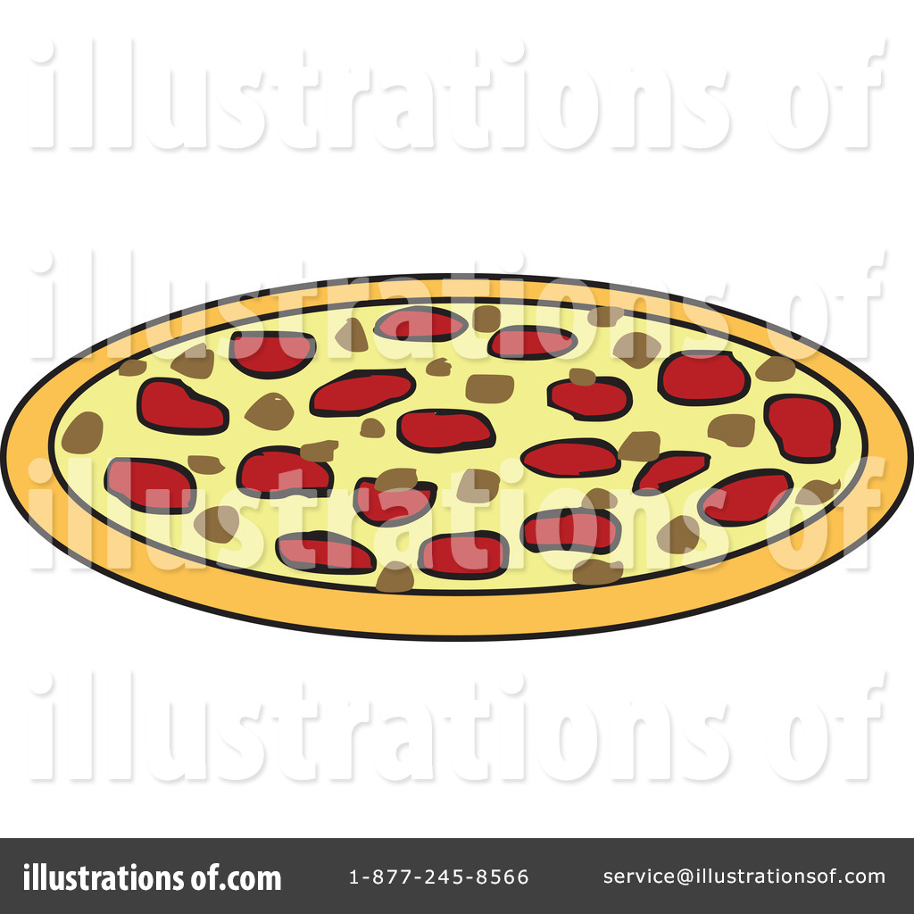 Pizza Clipart #1106562 - Illustration by Cartoon Solutions