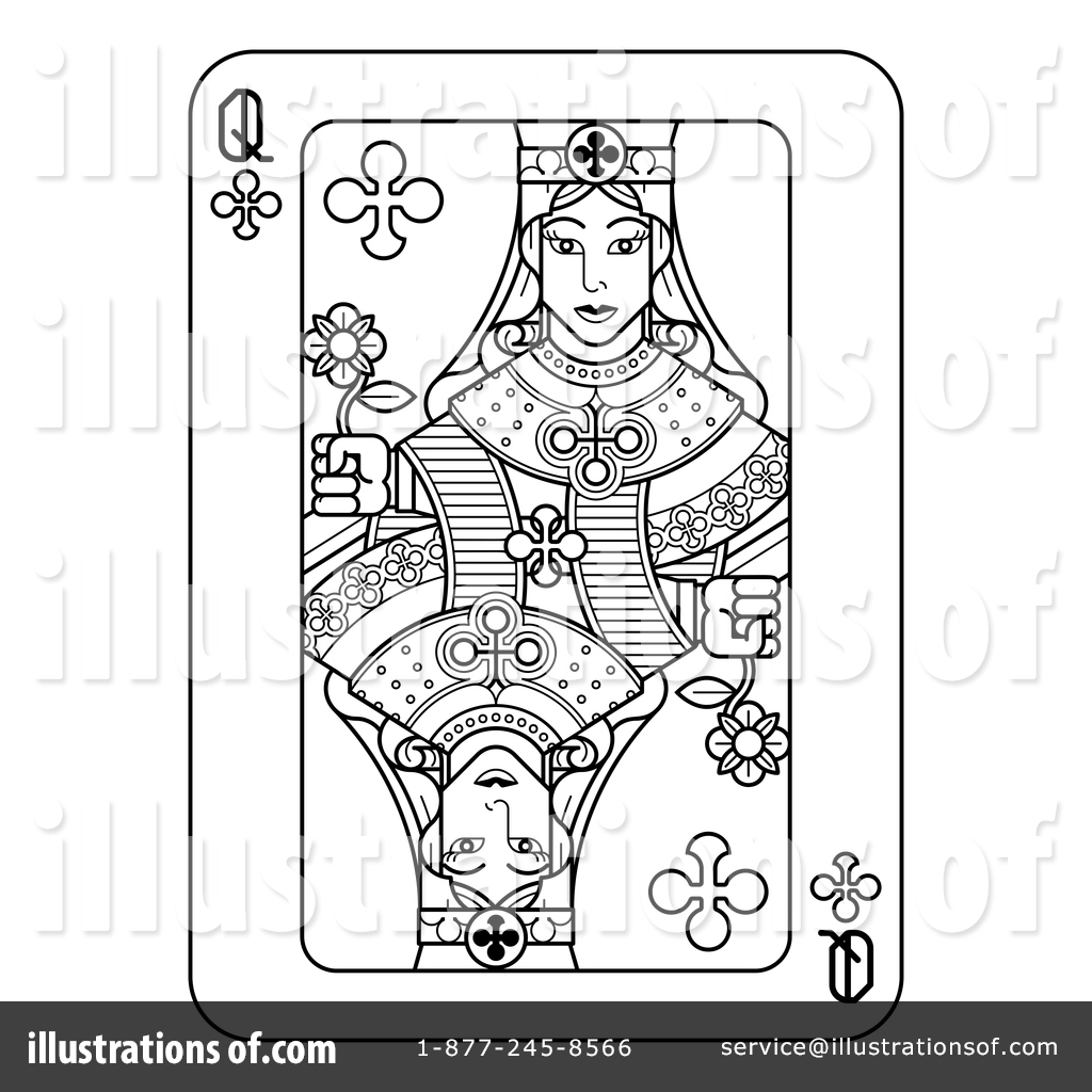 Playing Card Clipart #1606391 - Illustration by AtStockIllustration
