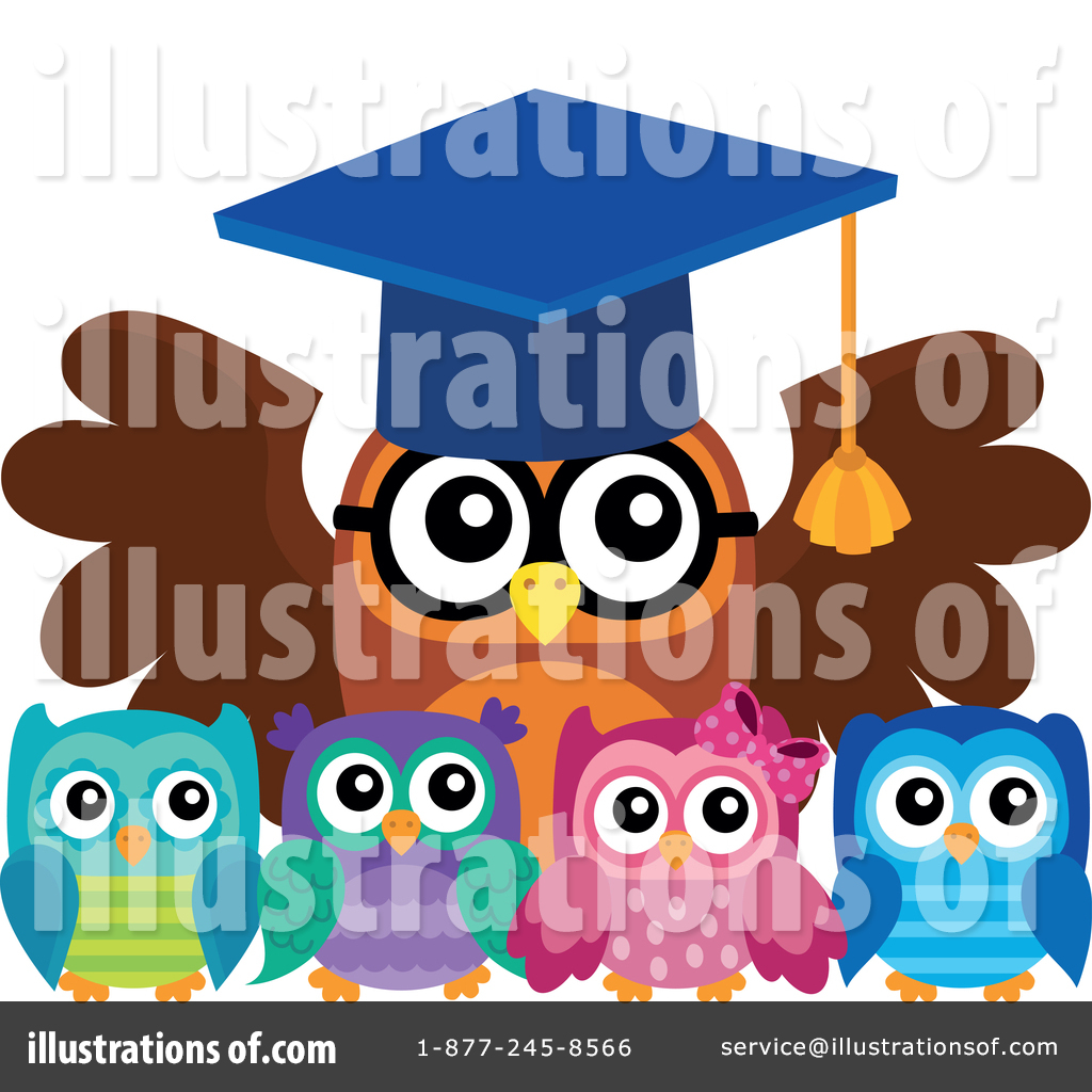 Professor Owl Clipart #1439164 - Illustration by visekart