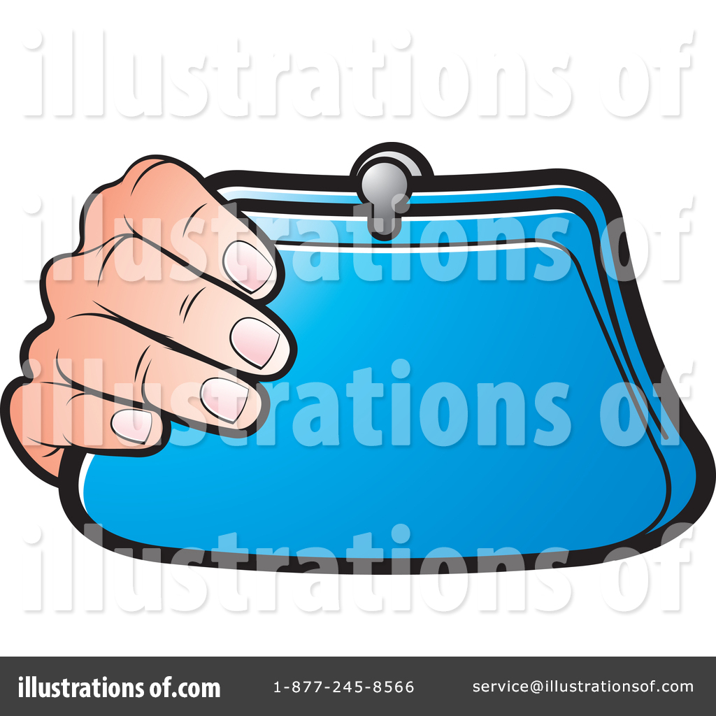 Coin Purse Clipart #1182024 - Illustration by Vector Tradition SM