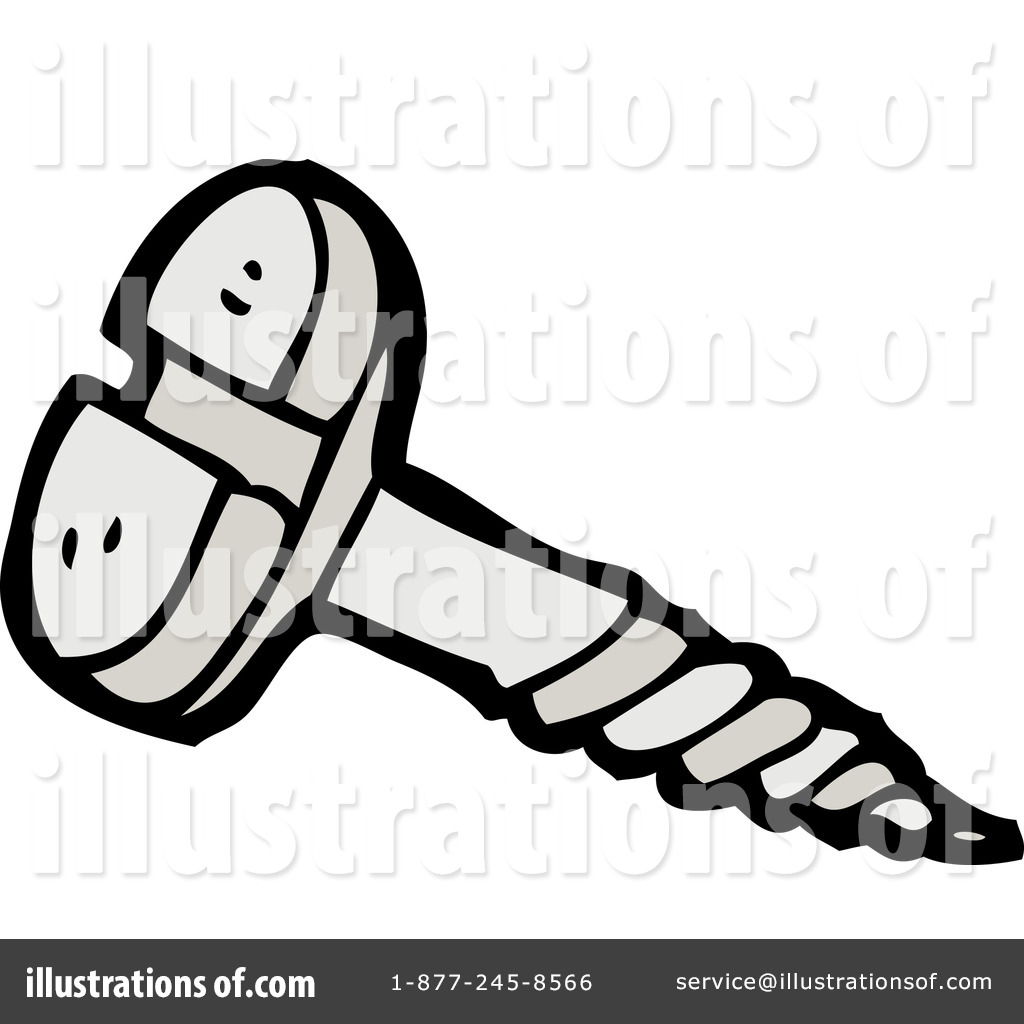 Screw Clipart #1238181 - Illustration by lineartestpilot