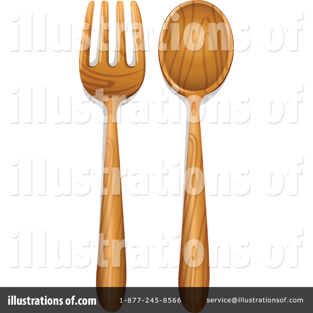 Silverware Clipart #1144009 - Illustration by Graphics RF