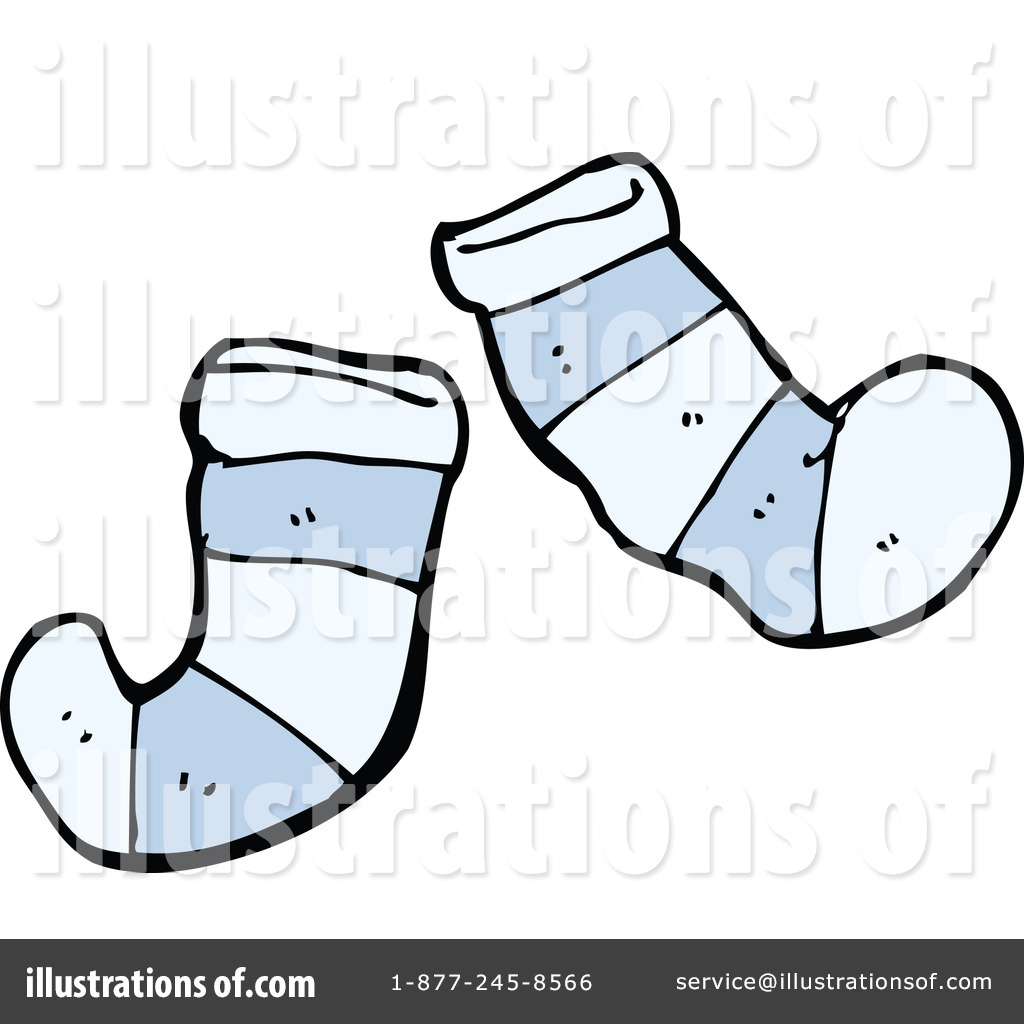 Socks Clipart #1242980 - Illustration by lineartestpilot