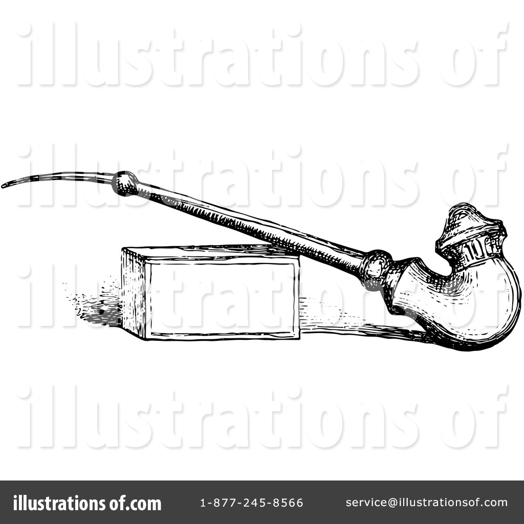 Tobacco Pipe Clipart #1135809 - Illustration by Picsburg