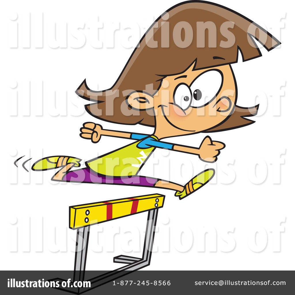 Track And Field Clipart #1314175 - Illustration by toonaday