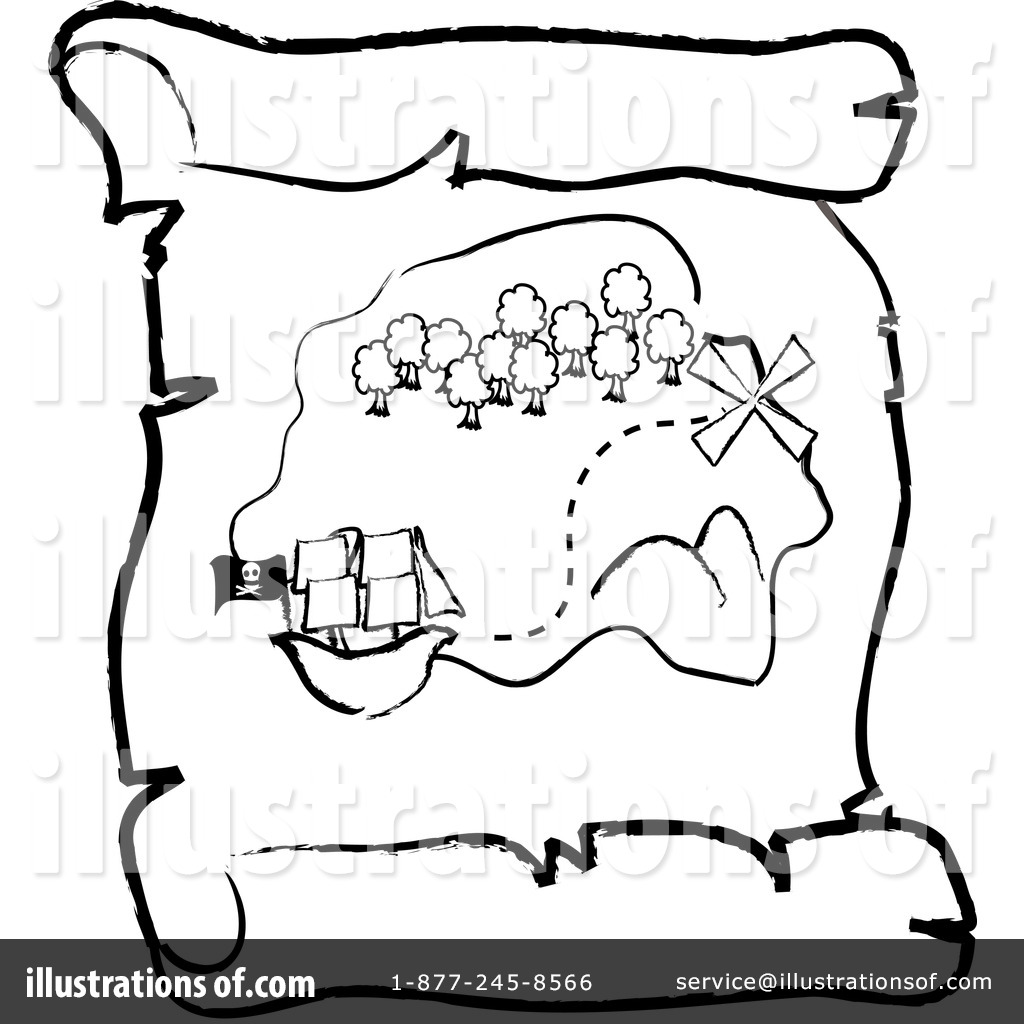 Treasure Map Clipart 218330 Illustration By Pams Clipart