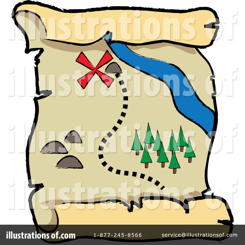 Treasure Map Clipart 218369 Illustration By Pams Clipart
