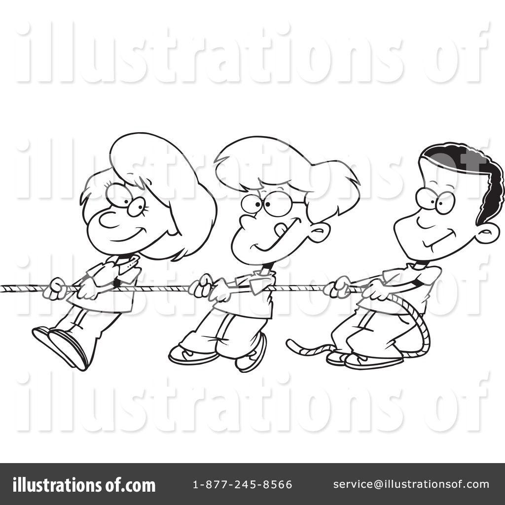 Download Tug Of War Clipart #438126 - Illustration by toonaday