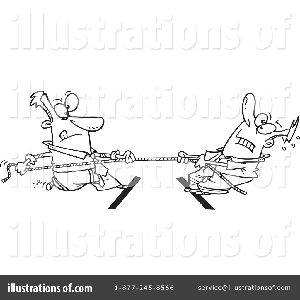 Download Tug Of War Clipart #438152 - Illustration by toonaday