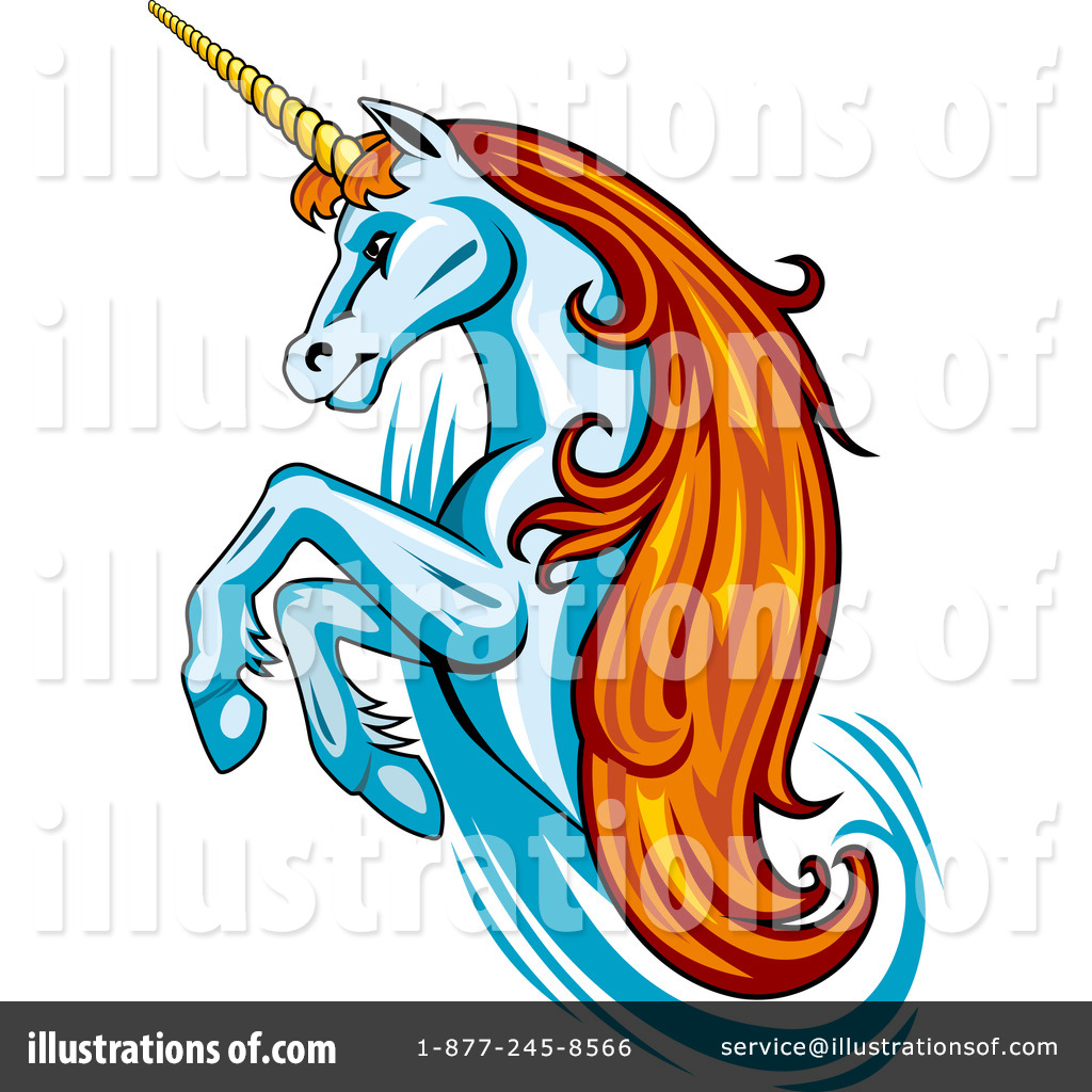 Unicorn Clipart #1078782 - Illustration by Vector Tradition SM
