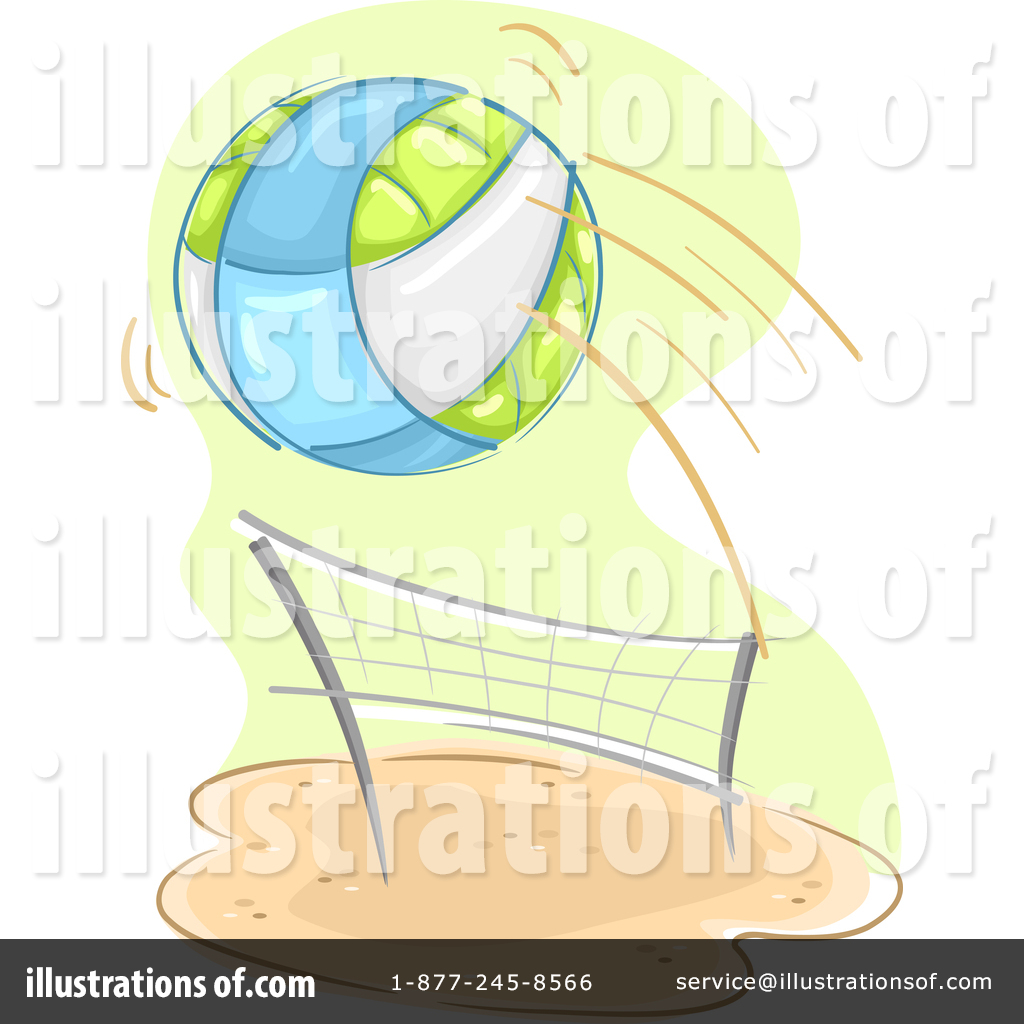 Volleyball Clipart #1346927 - Illustration by BNP Design Studio