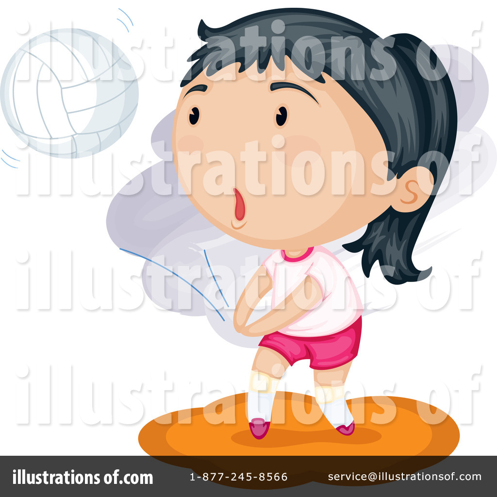Volleyball Clipart #1139315 - Illustration by Graphics RF