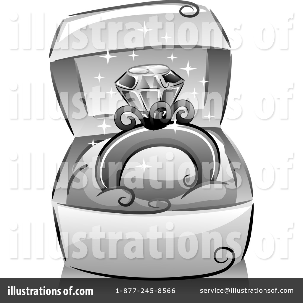 Diamond Ring Icon. Vector Black And White Outline Illustration. Royalty  Free SVG, Cliparts, Vectors, and Stock Illustration. Image 123987679.