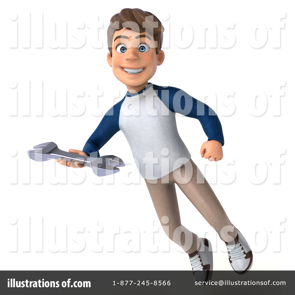 White Boy Clipart #1710898 - Illustration by Julos
