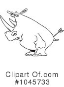 Rhino Clipart #1045733 by toonaday