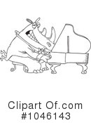 Rhino Clipart #1046143 by toonaday