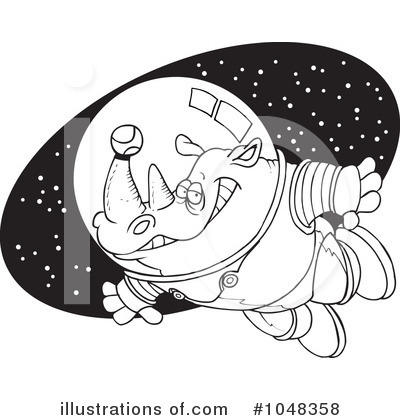 Outer Space Clipart #1048358 by toonaday