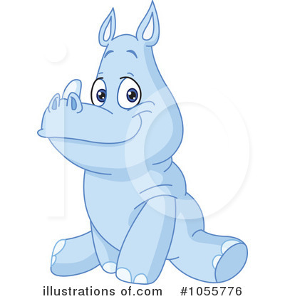 Royalty-Free (RF) Rhino Clipart Illustration by yayayoyo - Stock Sample #1055776