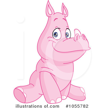 Royalty-Free (RF) Rhino Clipart Illustration by yayayoyo - Stock Sample #1055782