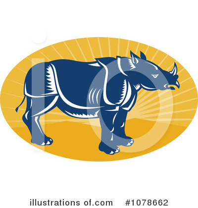 Rhino Clipart #1078662 by patrimonio