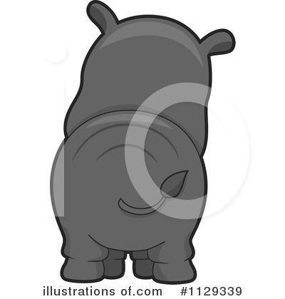 Royalty-Free (RF) Rhino Clipart Illustration by BNP Design Studio - Stock Sample #1129339