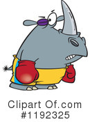 Rhino Clipart #1192325 by toonaday