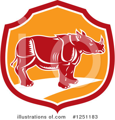 Rhino Clipart #1251183 by patrimonio