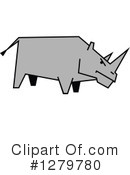 Rhino Clipart #1279780 by Vector Tradition SM