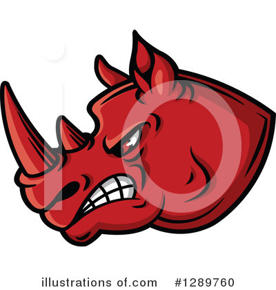 Rhino Clipart #1289760 by Vector Tradition SM
