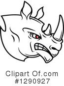 Rhino Clipart #1290927 by Vector Tradition SM