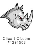 Rhino Clipart #1291503 by Vector Tradition SM