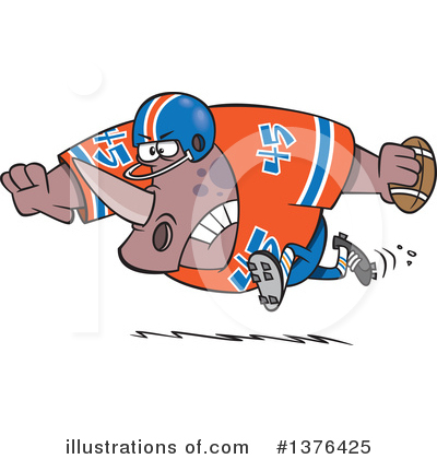 Football Players Clipart #1376425 by toonaday