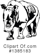 Rhino Clipart #1385183 by dero
