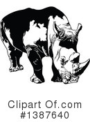 Rhino Clipart #1387640 by dero
