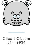 Rhino Clipart #1419934 by Cory Thoman