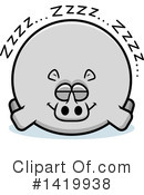 Rhino Clipart #1419938 by Cory Thoman