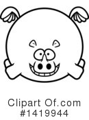 Rhino Clipart #1419944 by Cory Thoman