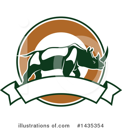 Rhino Clipart #1435354 by Vector Tradition SM