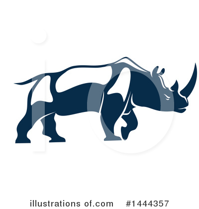 Rhino Clipart #1444357 by Vector Tradition SM