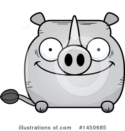 Royalty-Free (RF) Rhino Clipart Illustration by Cory Thoman - Stock Sample #1450685