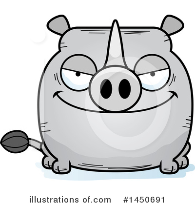 Royalty-Free (RF) Rhino Clipart Illustration by Cory Thoman - Stock Sample #1450691