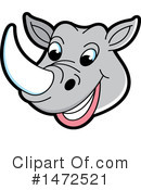 Rhino Clipart #1472521 by Lal Perera