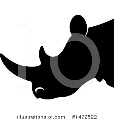 Royalty-Free (RF) Rhino Clipart Illustration by Lal Perera - Stock Sample #1472522