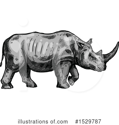 Rhino Clipart #1529787 by Vector Tradition SM