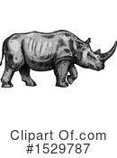 Rhino Clipart #1529787 by Vector Tradition SM
