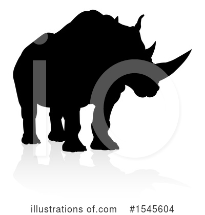 Royalty-Free (RF) Rhino Clipart Illustration by AtStockIllustration - Stock Sample #1545604