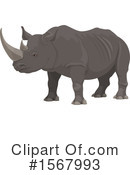 Rhino Clipart #1567993 by Vector Tradition SM