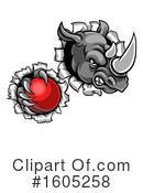 Rhino Clipart #1605258 by AtStockIllustration